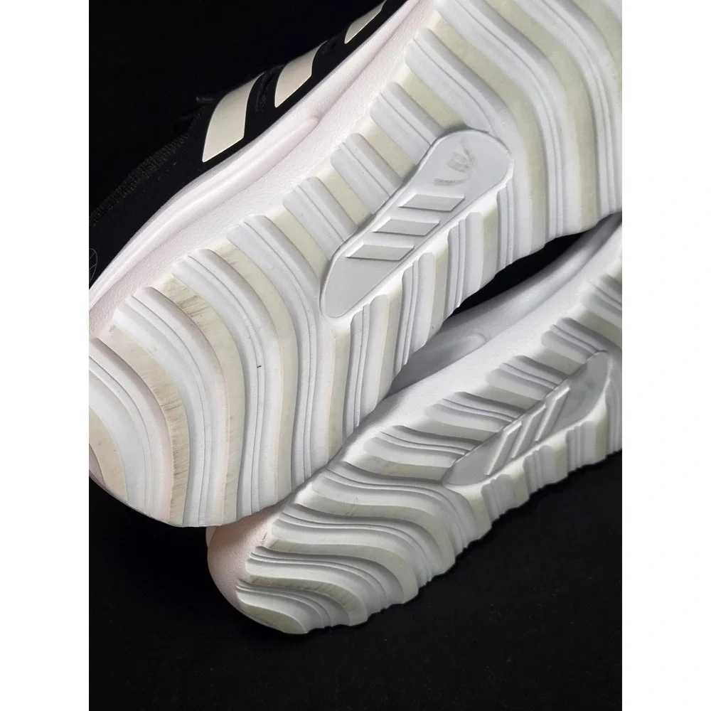 Adidas Tensaur Run 2.0 Kids Slip On Sneakers Black White GW4060 Size‎ 3.5Y